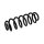 Suspension Spring rear axle coil spring Ø 12 mm EIBACH for e.g. VW JETTA