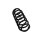 Suspension Spring rear axle coil spring Ø 12 mm EIBACH for e.g. VW JETTA