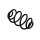 Suspension Spring rear axle coil spring Ø 12.5 mm EIBACH for e.g. OPEL ASTRA