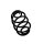 Suspension Spring rear axle coil spring Ø 12.5 mm EIBACH for e.g. OPEL ASTRA