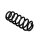 Suspension Spring rear axle coil spring Ø 12.8 mm EIBACH for SEAT ALTEA