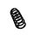 Suspension Spring rear axle coil spring Ø 12.8 mm EIBACH for SEAT ALTEA