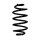 Suspension spring rear axle Ø 13.2 mm 305 mm EIBACH for OPEL ZAFIRA A