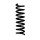 Suspension spring rear axle Ø 13.2 mm 328 mm EIBACH for e.g. MB C-CLASS
