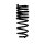 Suspension spring rear axle Ø 11.8 mm 320 mm EIBACH for e.g. VW GOLF II