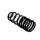 Fahrwerksfeder Hinterachse Schraubenfeder Ø 11,8 mm EIBACH für u.a. VW GOLF