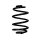 Suspension spring rear axle Ø 14 mm 263 mm EIBACH for e.g. OPEL ASTRA F Cara