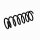 Suspension Spring rear axle coil spring Ø 12 mm EIBACH for e.g. OPEL ASCONA