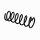 Suspension Spring rear axle coil spring Ø 12 mm EIBACH for e.g. OPEL ASCONA