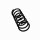 Suspension Spring rear axle coil spring Ø 12 mm EIBACH for e.g. OPEL ASCONA