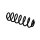 Suspension Spring rear axle coil spring Ø 12 mm EIBACH for e.g. VW GOLF