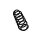 Suspension Spring rear axle coil spring Ø 12 mm EIBACH for e.g. VW GOLF