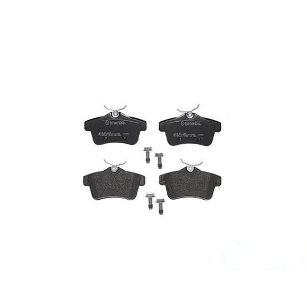 Brake pad set disc brake 17 mm BREMBO suitable for e.g. CITROËN C4