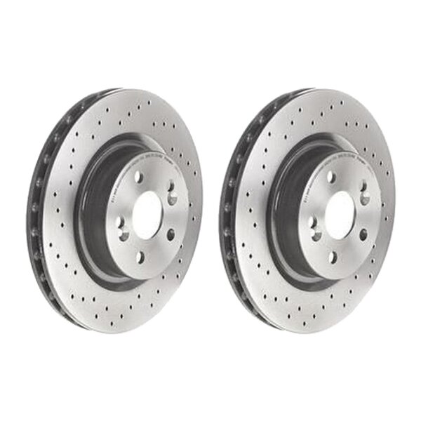 2 Bremsscheiben belüftet Ø 312 mm 28 mm BREMBO für RENAULT MEGANE