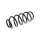 Suspension Spring Rear Axle Coil Spring TRISCAN for TOYOTA AURIS