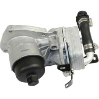 Housing Oil Filter Housing with Hose with Cooler METZGER for LAND ROVER