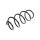Suspension Spring Front Axle Coil Spring TRISCAN for SKODA OCTAVIA and others