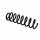 Suspension Spring Rear Axle Coil Spring Ø 11.2 mm EIBACH for RENAULT MEGANE