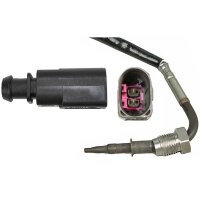 Exhaust gas temperature sensor 635mm METZGER for VW GOLF VII