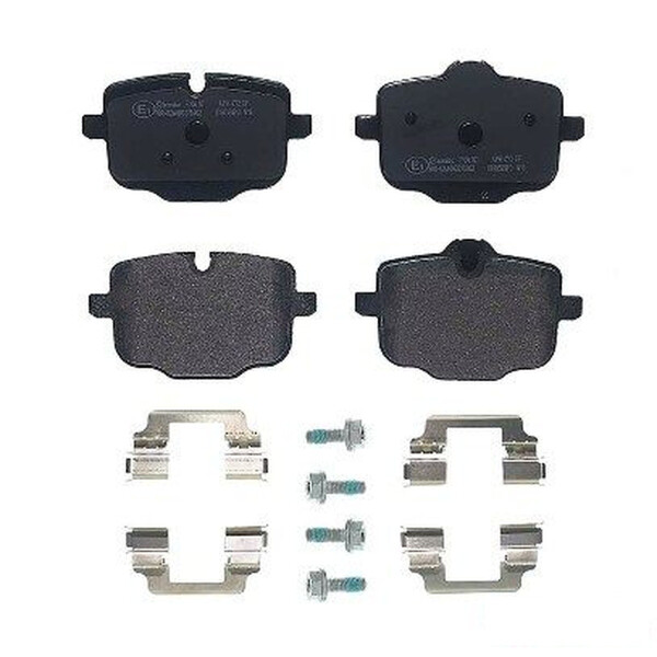 Brake pad set disc brake 18 mm BREMBO suitable for e.g. BMW 5 Series
