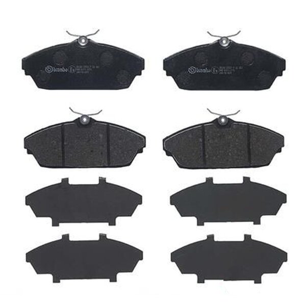 Bremsbelagsatz Scheibenbremse Verschleißwarnkontakt 17 mm BREMBO für TATA XENON