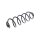 Suspension Spring Rear Axle Coil Spring TRISCAN for CITROËN C4