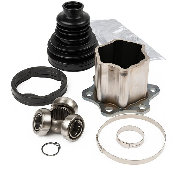 Gelenksatz Antriebswelle TPE Ø 86mm Tripodegelenk +Fett LÖBRO für u.a. AUDI A3