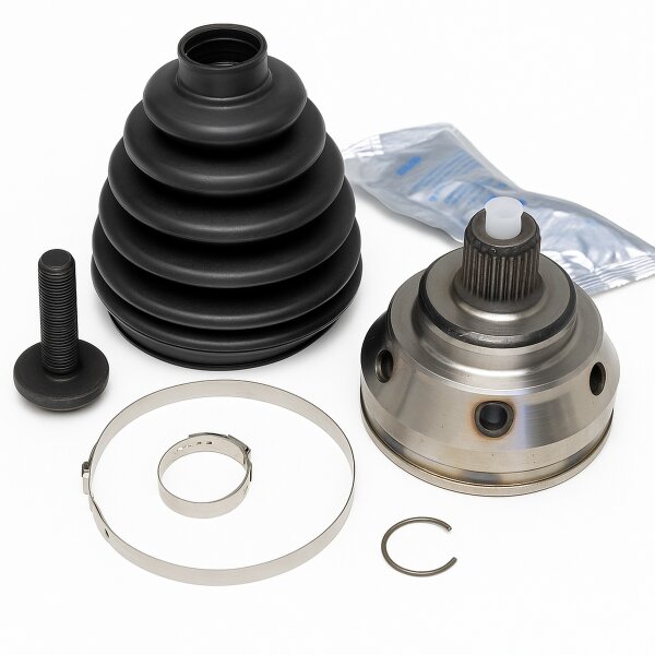 Joint Kit Drive Shaft TPE Ø106mm CV Joint +grease LÖBRO 50° for e.g. AUDI A6