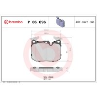 Brake pad set disc brake 18 mm BREMBO suitable for e.g....