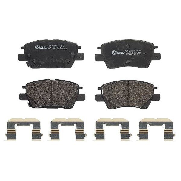 Brake pad set disc brake 18 mm BREMBO for e.g. OPEL AMPERA-E