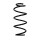 Front suspension spring Ø 12.2 mm 357 mm EIBACH for RENAULT MODUS and others
