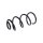 Suspension Spring Rear Axle Coil Spring TRISCAN for NISSAN NOTE