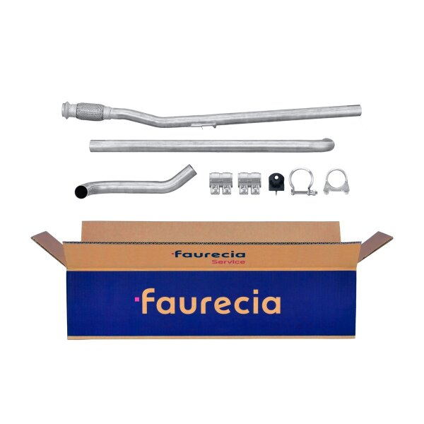 Abgasrohr Easy2Fit mit Anbauteilen Hella 3-teilig für PEUGEOT 207 (WA_, WC_)