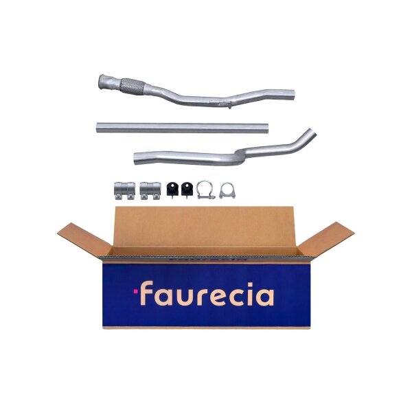 Abgasrohr Auspuff Mitte FAURECIA Kit Easy2Fit für u.a. CITROËN C3 I