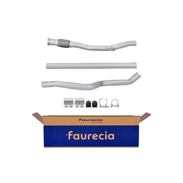 Exhaust Pipe Centre Mid-Pipe FAURECIA Kit Easy2Fit for CITROËN C3