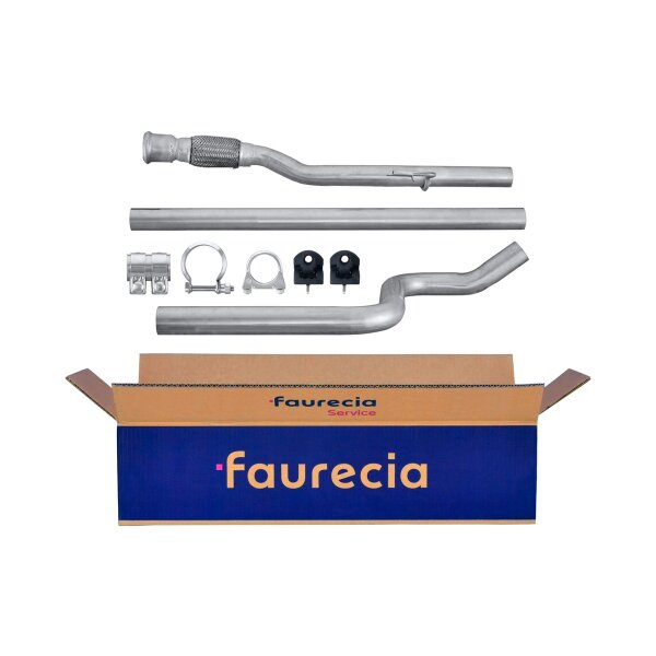 Abgasrohr Auspuff Mitte FAURECIA Kit Easy2Fit für u.a. CITROËN C2