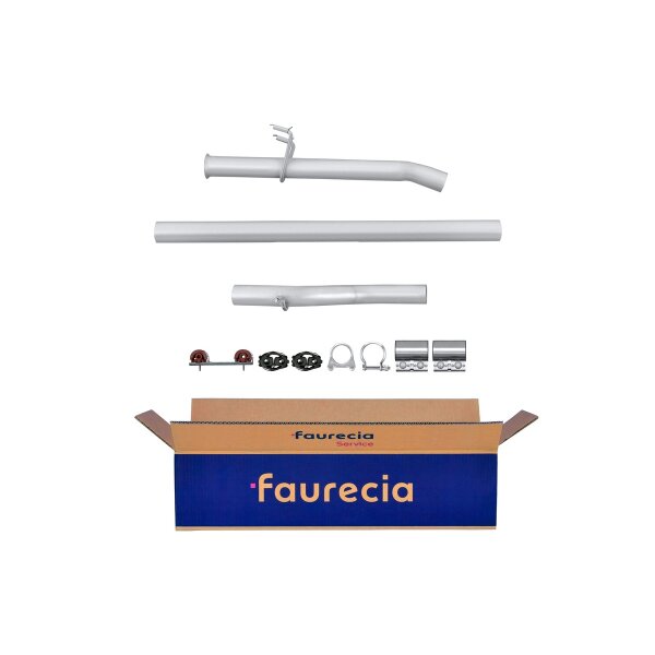 Exhaust Pipe Centre FAURECIA Kit Easy2Fit for e.g. CITROËN C5