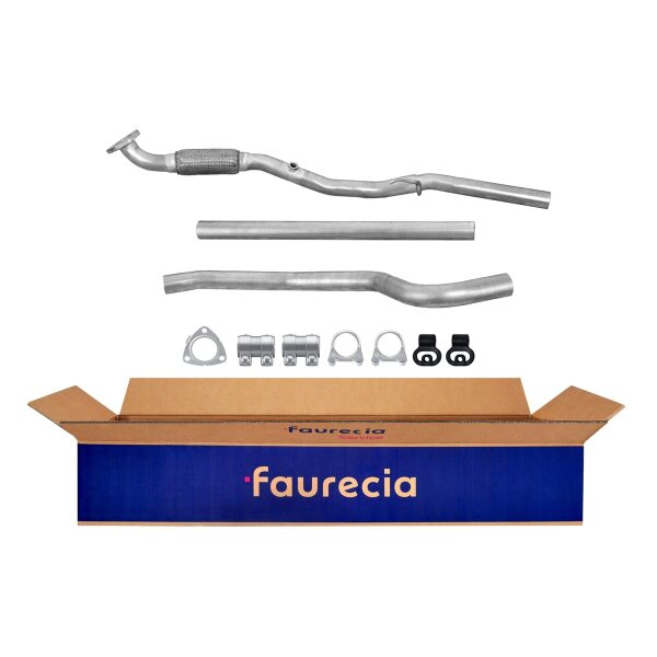 Exhaust Pipe Front FAURECIA Kit Easy2Fit for e.g. OPEL Corsa