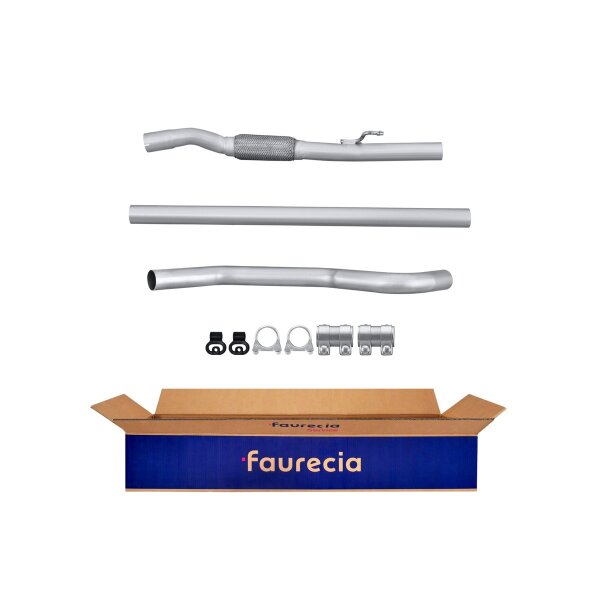 Exhaust Pipe Centre Mid-Pipe FAURECIA Kit Easy2Fit for OPEL Corsa