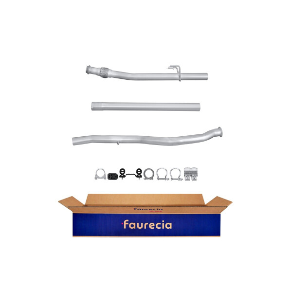 Abgasrohr Mitte FAURECIA Kit Easy2Fit für PEUGEOT 206 Schrägheck