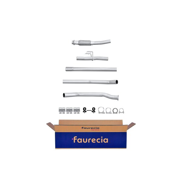 Abgasrohr Mitte FAURECIA Kit Easy2Fit für PEUGEOT 206 Schrägheck