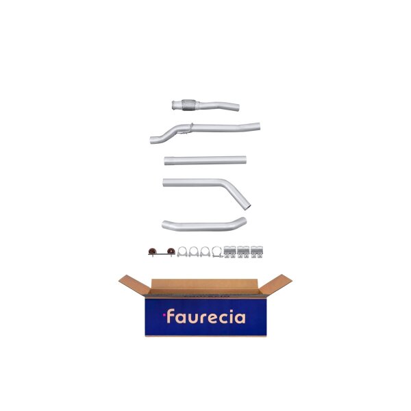 Exhaust Pipe Centre FAURECIA Kit Easy2Fit for e.g. PEUGEOT 407
