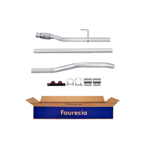 Exhaust Pipe Centre FAURECIA Kit Easy2Fit for e.g. PEUGEOT 407