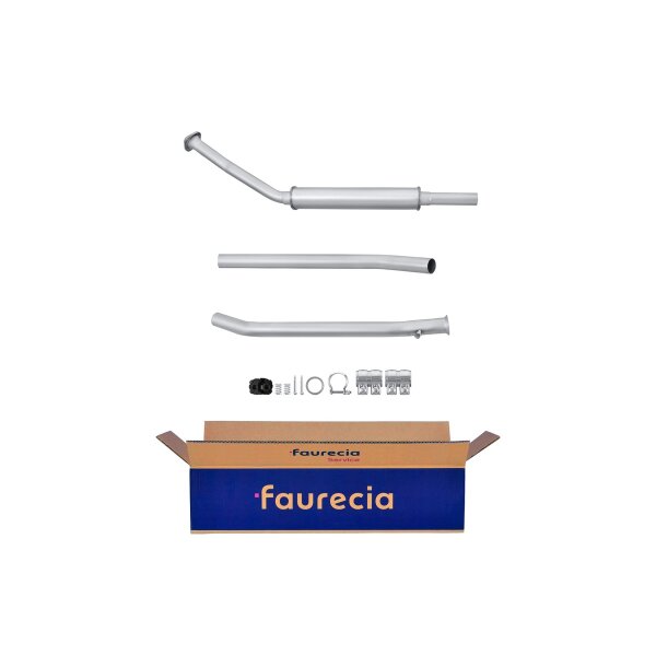 Front Muffler FAURECIA Kit Easy2Fit for CITROËN Xsara Picasso