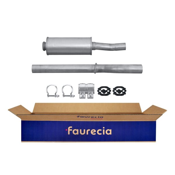 Front Muffler - Front Silencer FAURECIA Kit Easy2Fit for e.g. CITROËN C5
