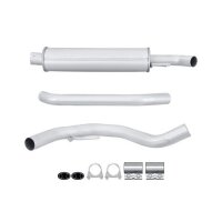 Easy2Fit front silencer with mounting parts HELLA for FIAT CROMA (194_)