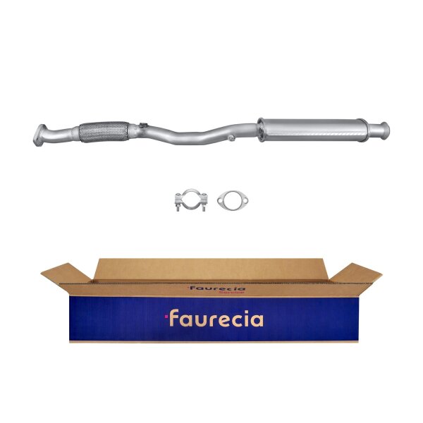 Front Muffler - Front Silencer FAURECIA Kit Easy2Fit for HYUNDAI Matrix