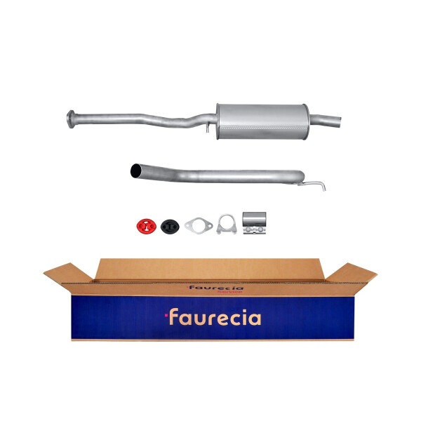Front Muffler - Front Silencer FAURECIA Kit Easy2Fit for e.g. FORD Mondeo