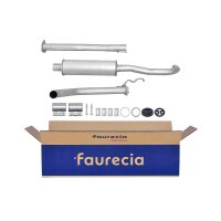 Front Muffler - Front Silencer FAURECIA Kit Easy2Fit for...