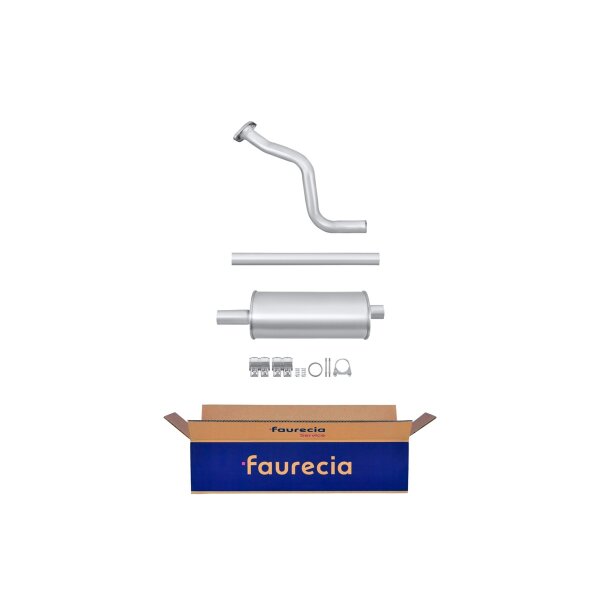 Easy2Fit front silencer with Hella 3-piece attachments for CITROEN PEUGEOT